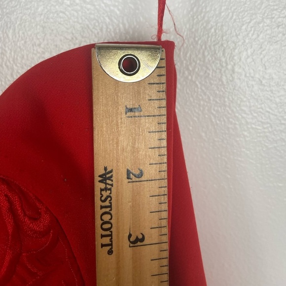 Janique By Kourosh Babaian Strapless Evening Dress Size 0 Red Prom High Low - Picture 7 of 13